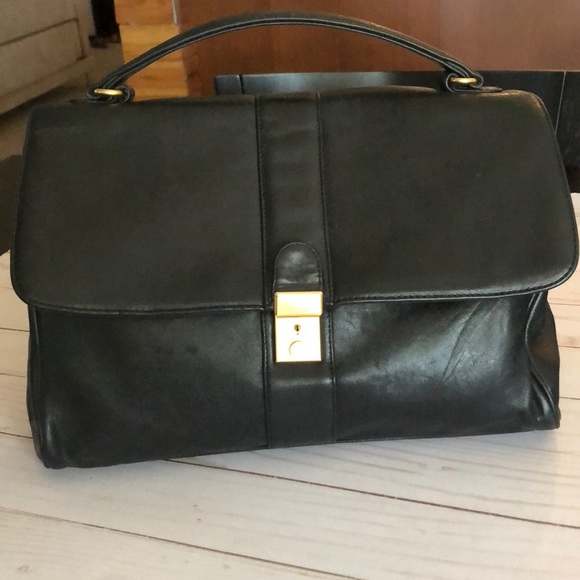 Vintage Handbags - Vintage Leather Doctors Bag